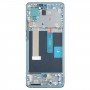 עבור נוקיה X30 מקורי חזית מסגרת LCD לוחית מסגרת (כחול)