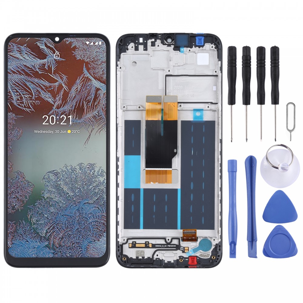TFT LCD екран для Nokia G10/G20 Digitizer Full Assembly with Frame (Black)