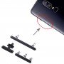 За OnePlus 6 Бутон за захранване + Бутон за контрол на звука (Jet Black)