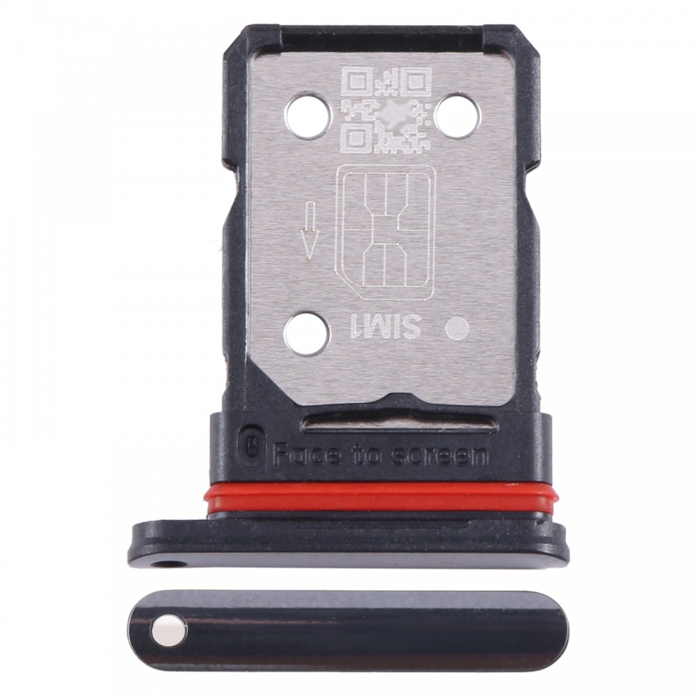 Per OnePlus 11R CPH2487 Vassoio scheda SIM + Vassoio scheda SIM (nero)