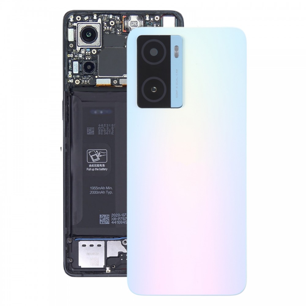Do oryginalnej tylnej pokrywy baterii OnePlus Nord N20 SE z osłoną obiektywu aparatu (niebieska)