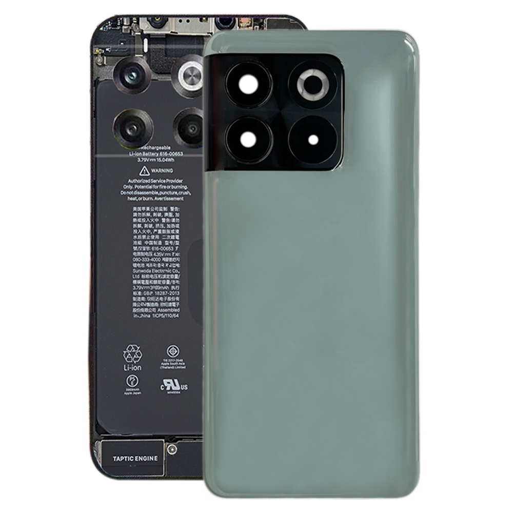 OnePlus Ace Pro PGP110 バッテリーバックカバー カメラレンズカバー付き (グリーン)