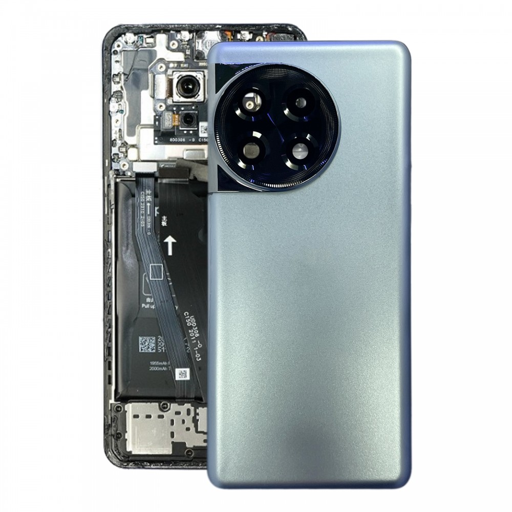 För OnePlus ACE 2 PHK110 batteriglas bakstycke (blå)