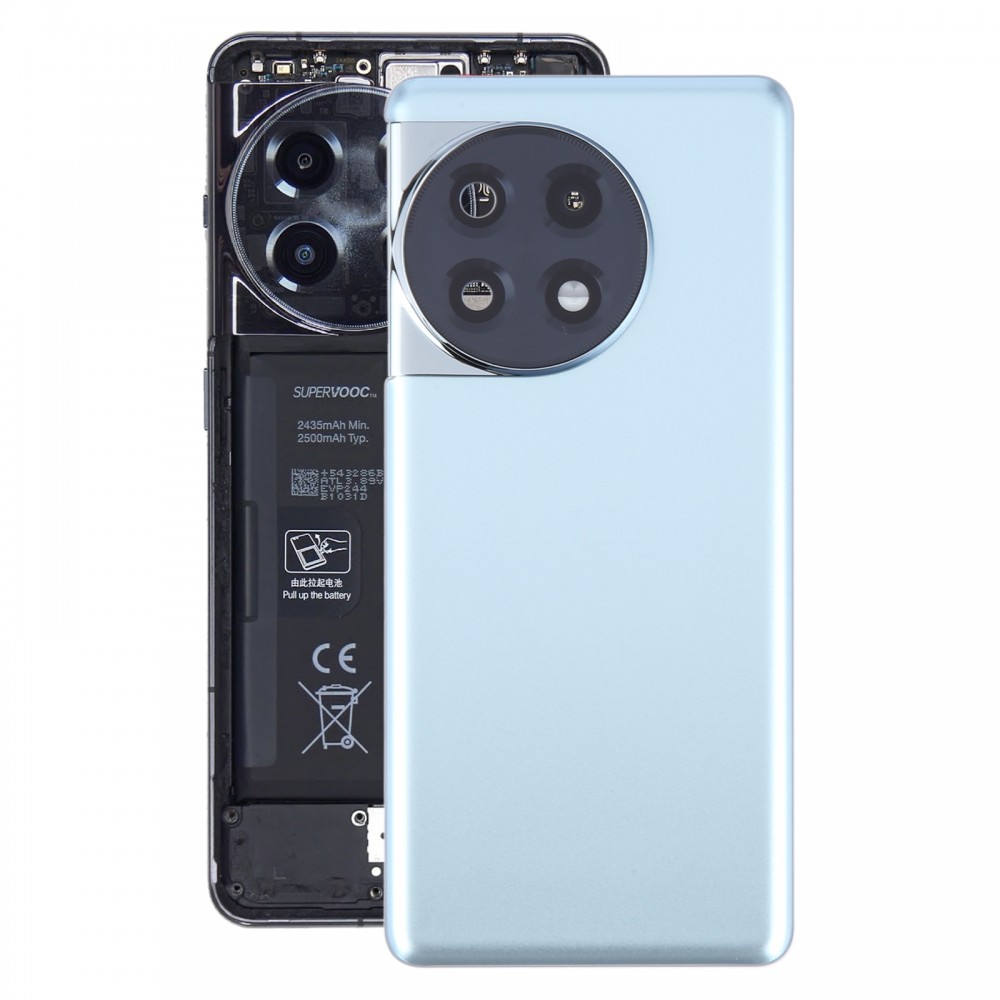 适用于 OnePlus 11R 电池后盖 带镜头盖（绿色）