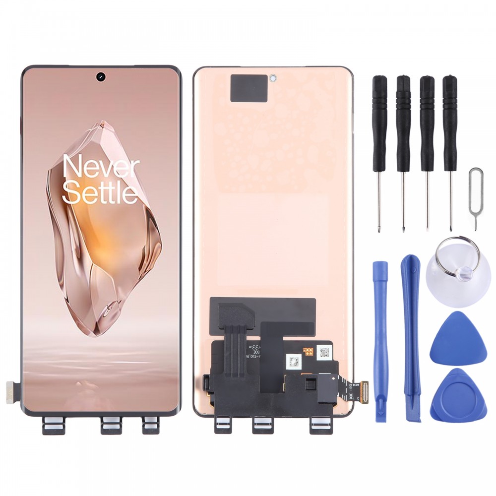 OnePlus 12R CPH2609 AMOLED LCD képernyőhöz teljes digitalizálóval (fekete)