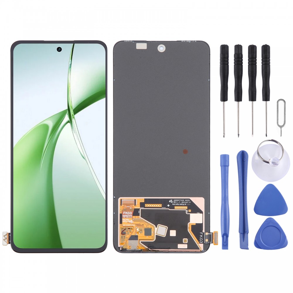 Für OnePlus Nord CE4 Original AMOLED-LCD-Bildschirm mit Digitizer-Vollmontage (Schwarz)