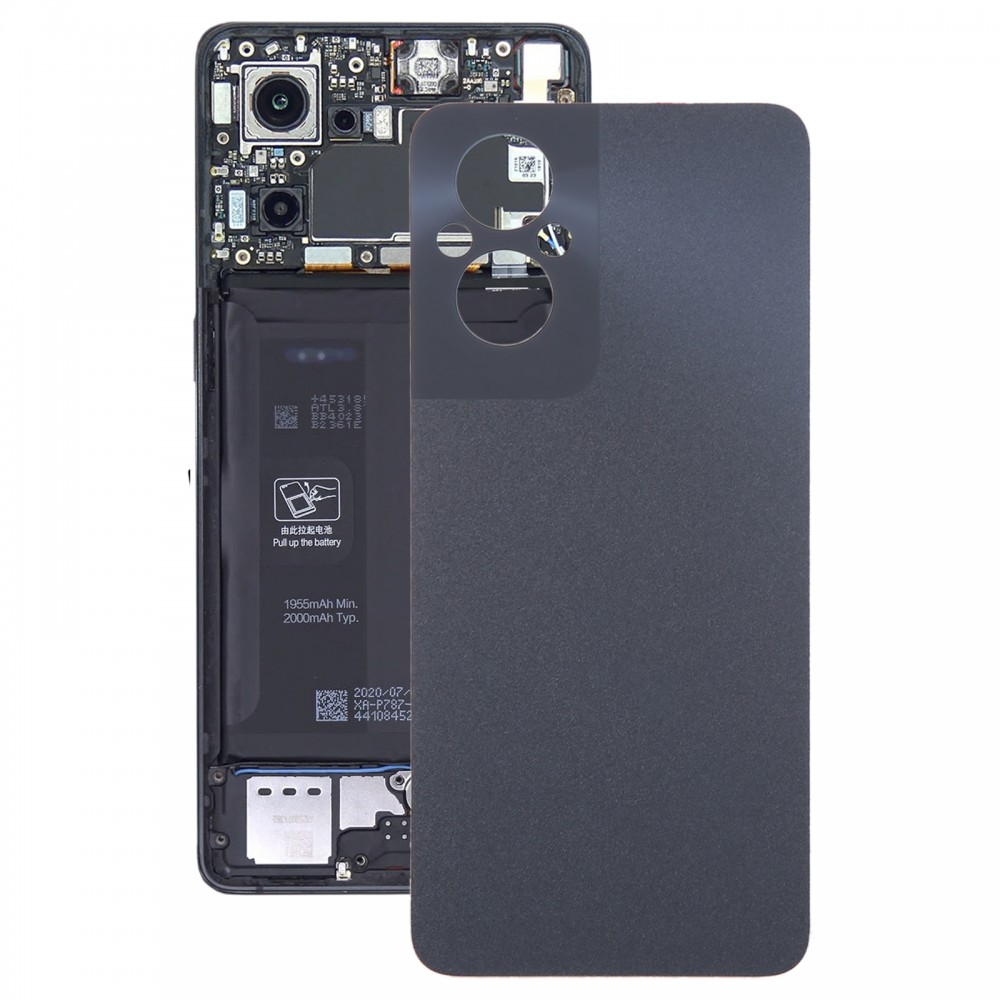 Pro OPPO Reno7 Lite originální zadní kryt baterie (černý)