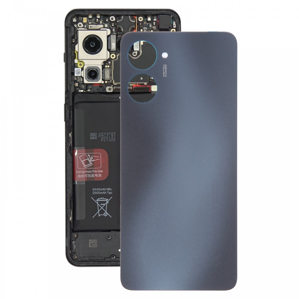 Оригинальная задняя крышка аккумулятора для Realme 10 Pro (черная)
