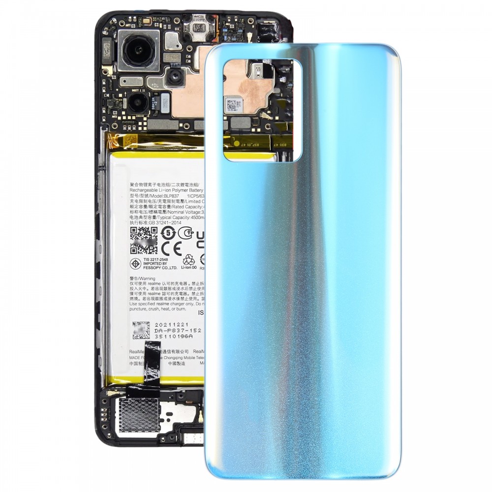 Per Realme 9 Pro+ Cover posteriore batteria originale (blu)