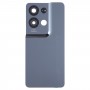 Pour OPPO Reno8 Pro 5G Couvercle arrière de batterie d'origine avec couvercle d'objectif d'appareil photo (noir)