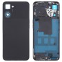 Per la copertura posteriore della batteria originale Realme V30 con telaio centrale (nero)