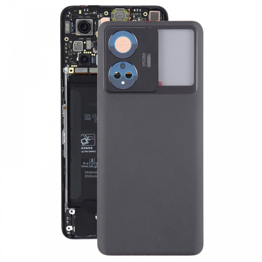 Pro Realme GT Neo 5 Originální zadní kryt baterie (černý)