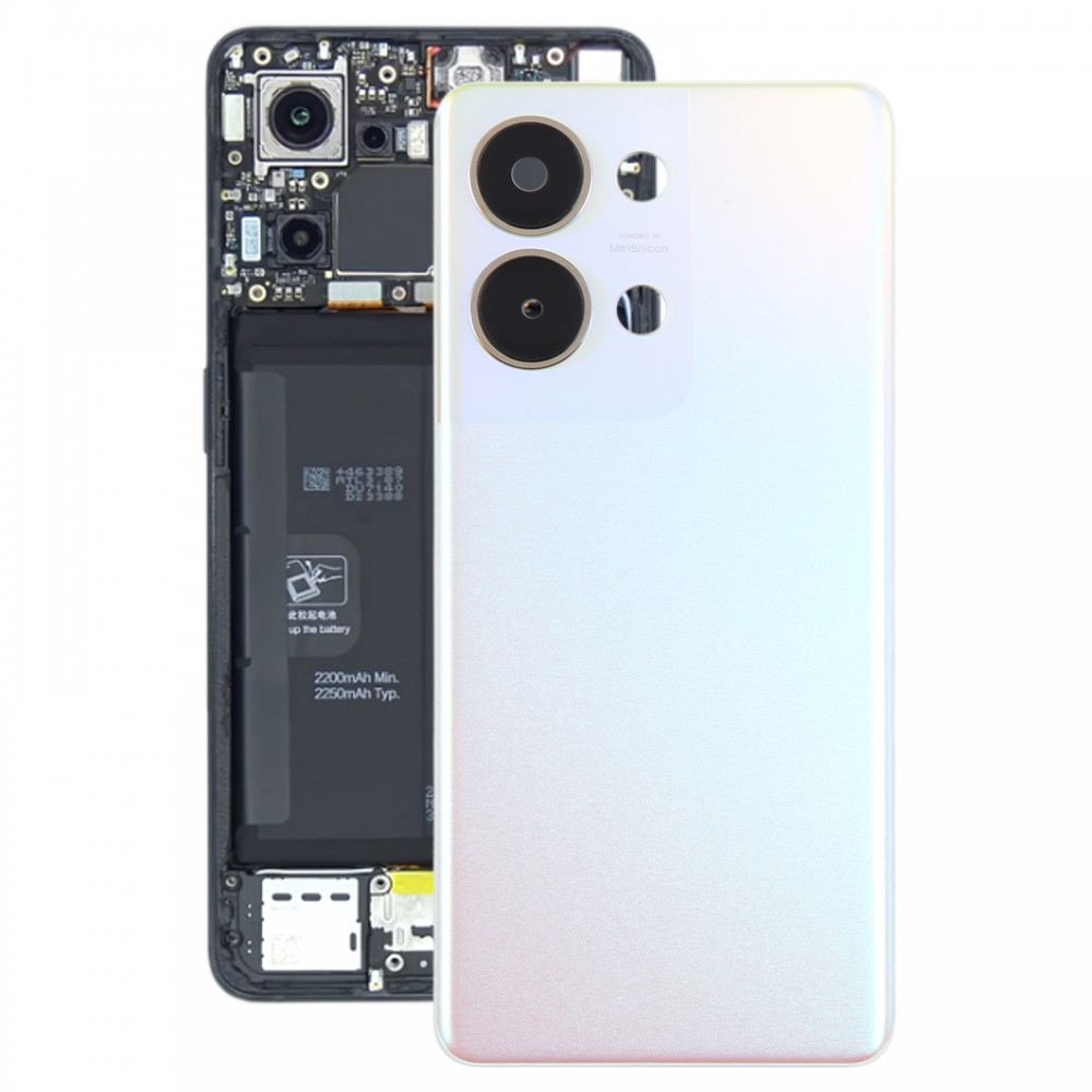 Für OPPO Reno9 Pro Original Batterie Rückseite Abdeckung mit Kamera Objektiv Abdeckung (Rosa)