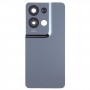 Para OPPO Reno8 Pro + Tapa trasera de batería original con cubierta de lente de cámara (negro)