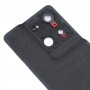 Para OPPO Reno8 Pro + Tapa trasera de batería original con cubierta de lente de cámara (negro)