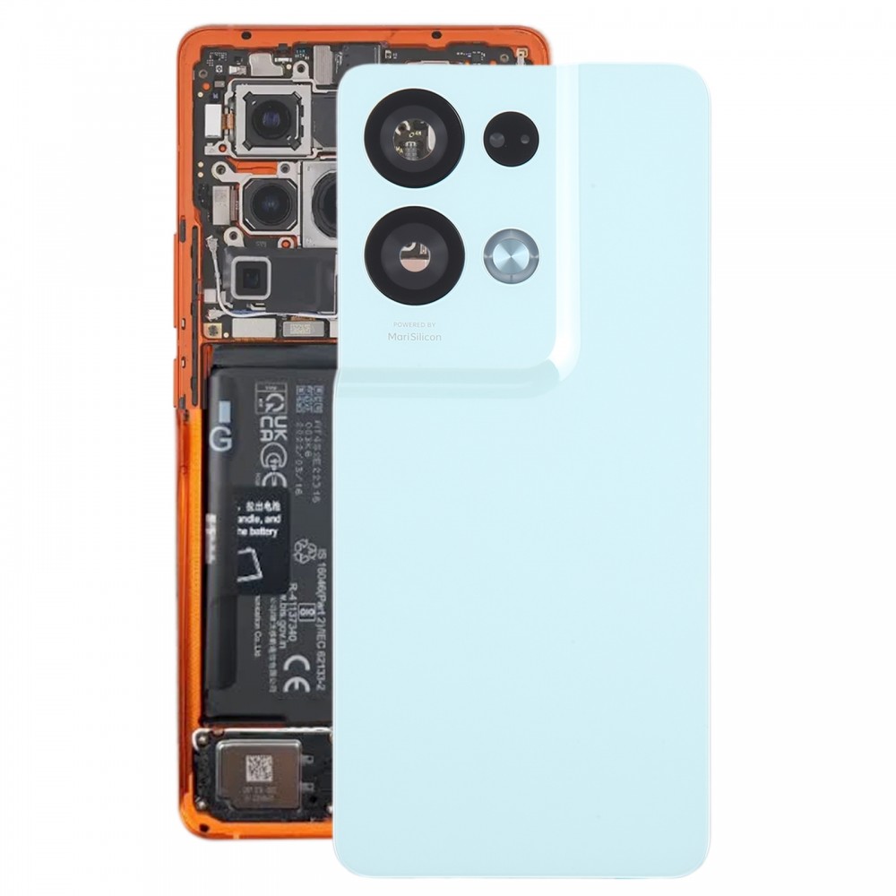 适用于 OPPO Reno8 Pro+ 原装电池后盖 带镜头盖（绿色）
