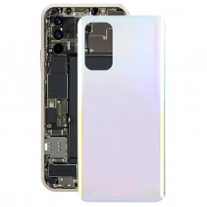עבור OPPO Find X3 Lite חומר זכוכית כיסוי אחורי לסוללה (כסף בהיר)