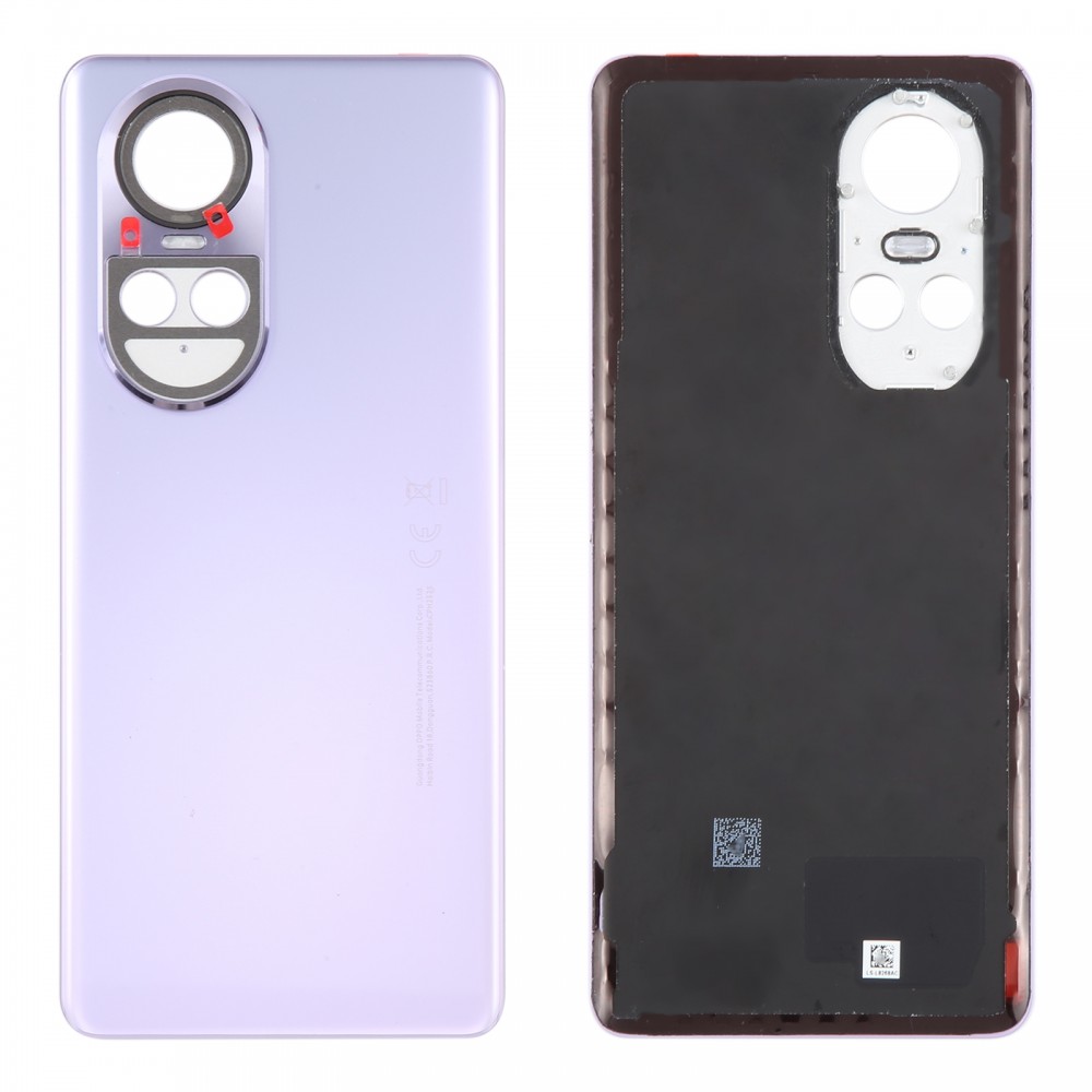 För OPPO Reno10 5G original batteribaksida (lila)