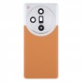 Per OPPO Find X7 Ultra Cover posteriore batteria originale con copriobiettivo fotocamera (marrone)