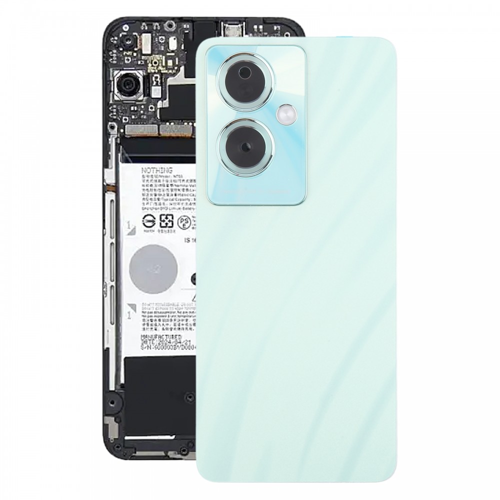 Per OPPO A79 5G Cover posteriore batteria originale con obiettivo fotocamera (verde)