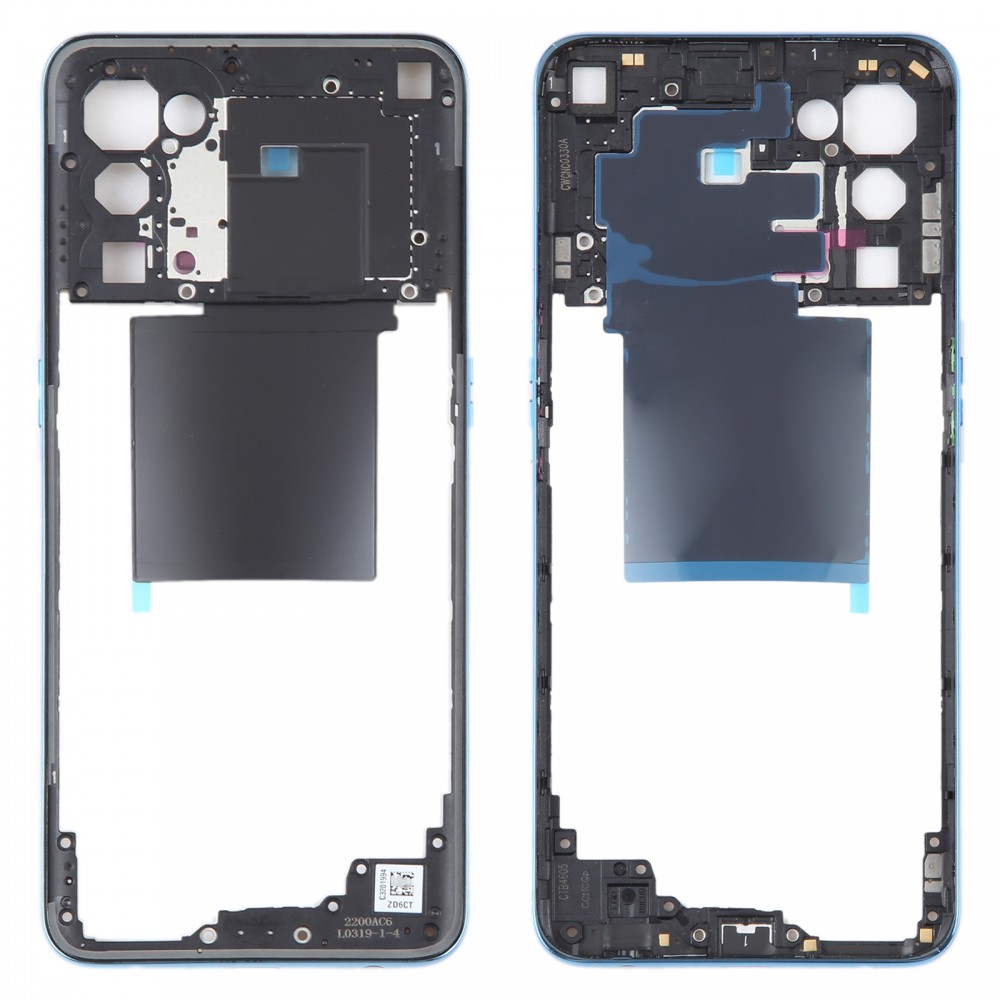 Pro OPPO Reno5 5G originální rámeček středního rámu (modrý)