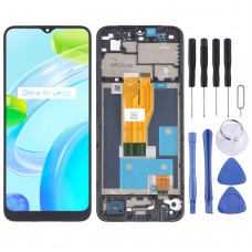 עבור Realme C30 OEM מסך LCD Digitizer הרכבה מלאה עם מסגרת
