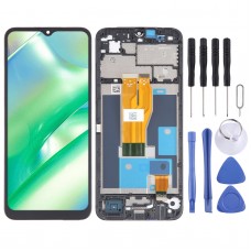 Pro Realme C33 2023 RMX3627 OEM digitizér LCD obrazovky Kompletní sestava s rámem
