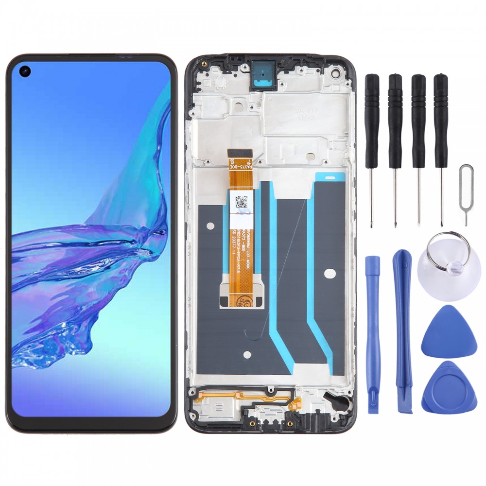 Pour OPPO A53s 4G OEM écran LCD numériseur assemblage complet avec cadre