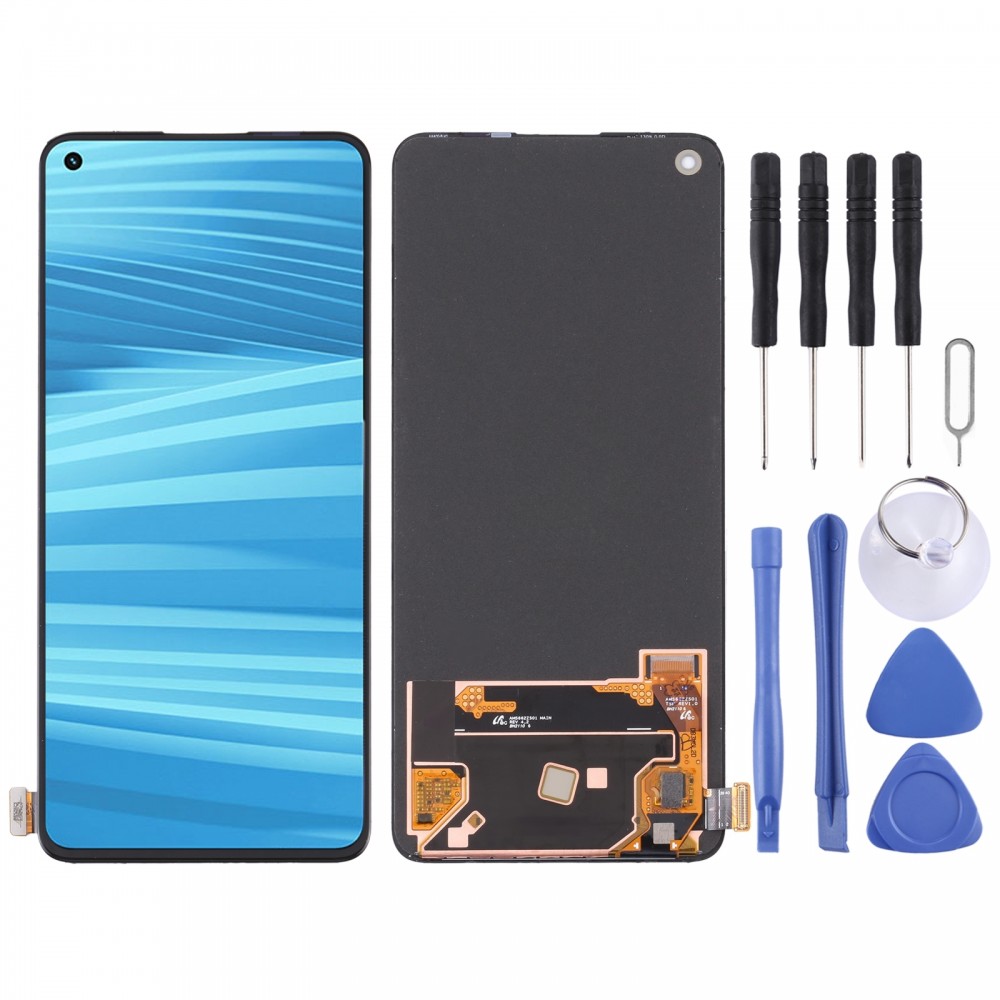 Do oryginalnego ekranu AMOLED Realme GT2 z pełnym montażem Digitizer