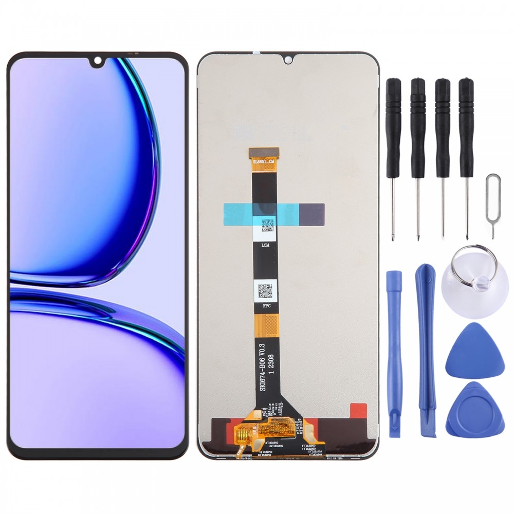 Pro Realme Note 50 4G RMX3834 OEM LCD obrazovka s kompletní sestavou digitizéru