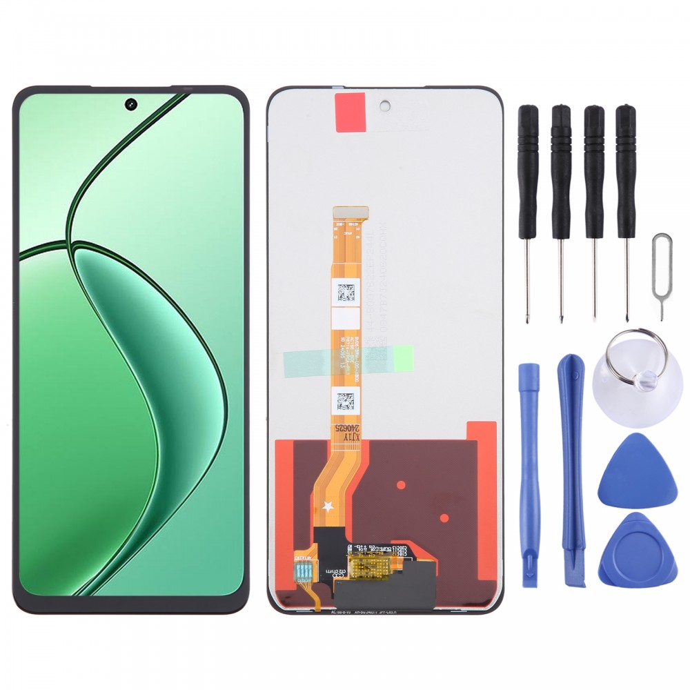 För Realme C65 5G OEM LCD-skärm med digitaliserare komplett montering