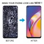 Do OPPO F19 Pro+ 5G Oryginalny AMOLED Digitizer ekranu LCD Pełny montaż z ramą