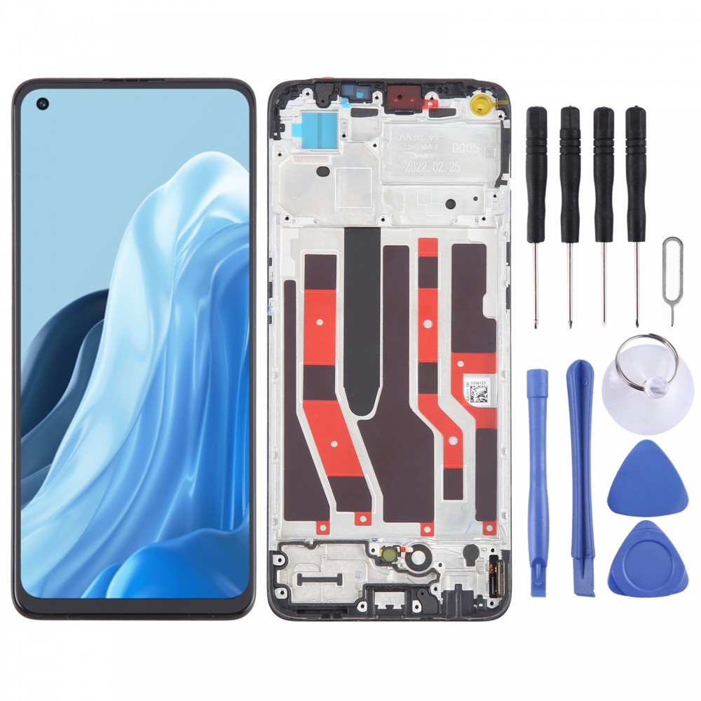 Pour OPPO F21 Pro Original AMOLED LCD écran numériseur assemblage complet avec cadre