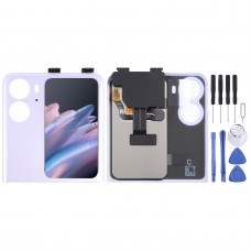 Original LCD Secondary Screen for OPPO Find N2 Flip With Digitizer Full Assembly (Purple)
