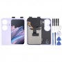 Originální sekundární obrazovka LCD pro OPPO Find N2 Flip s kompletní sestavou digitizéru (fialová)