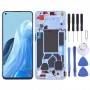 オリジナル LCD スクリーン OPPO Reno7 Pro 5G デジタイザー用フレーム付き完全アセンブリ (ブルー)