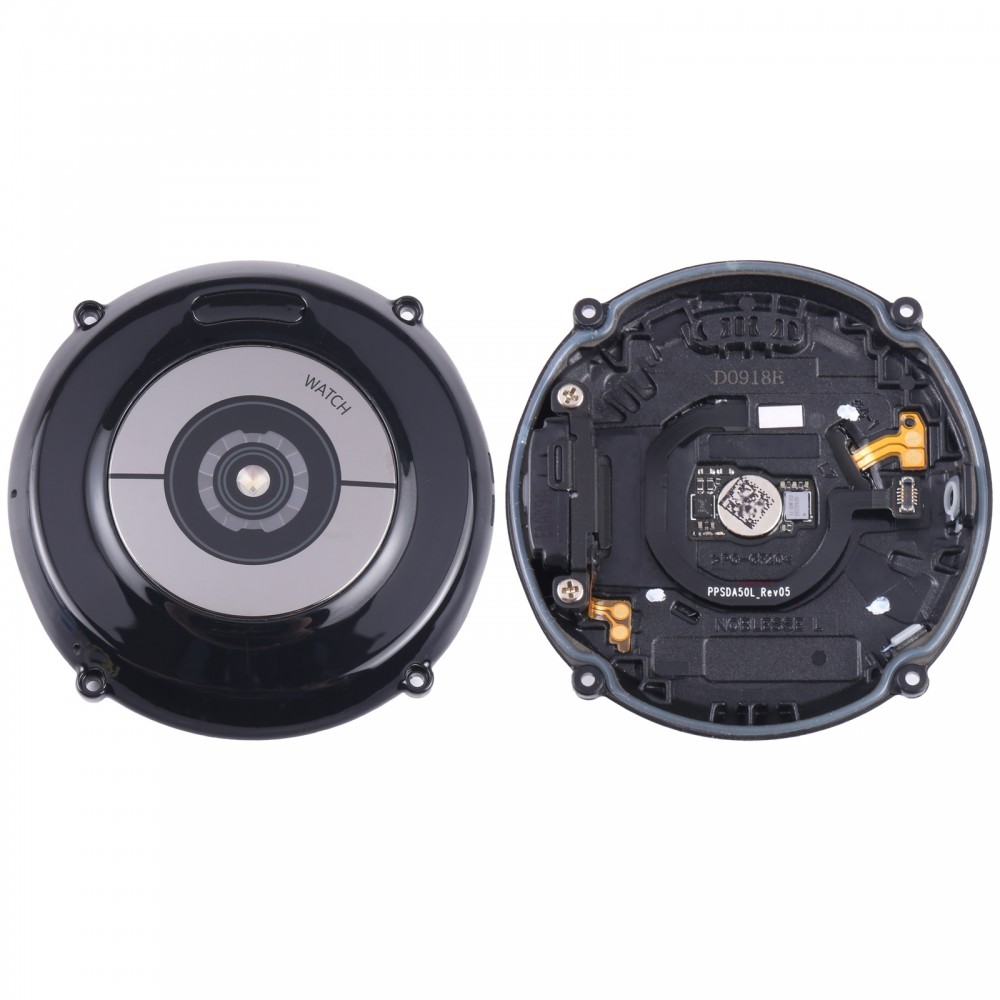 Original-Rückseite mit Herzfrequenzsensor + kabellosem Lademodul für Samsung Galaxy Watch 3 45 mm SM-R840 (schwarz)