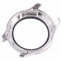 Original LCD-Bildschirmrahmen-Lünette für Samsung Galaxy Watch 46 mm SM-R800 (Silber)
