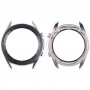 Placa de bisel de marco de pantalla LCD original para Samsung Galaxy Watch 3 45 mm SM-R840 (plateado)