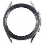 Placa de bisel de marco de pantalla LCD original para Samsung Galaxy Watch 3 45 mm SM-R840 (plateado)