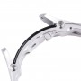 לוחית מסגרת מסך LCD מקורית עבור Samsung Galaxy Watch4 44 מ"מ SM-R870 R875 (כסף)