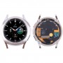 Digitalizzatore schermo LCD originale assemblaggio completo con cornice per Samsung Galaxy Watch4 Classic 42mm SM-R880/R885 (Argento)