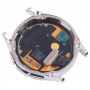 Digitalizzatore schermo LCD originale assemblaggio completo con cornice per Samsung Galaxy Watch4 Classic 42mm SM-R880/R885 (Argento)