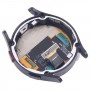 Originální kompletní sestava digitizéru LCD obrazovky s rámečkem pro Samsung Galaxy Watch4 40mm SM-R860/R865 (černá)