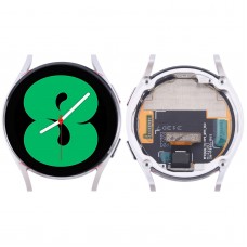 Original LCD Screen Digitizer Full Assembly with Frame for Samsung Galaxy Watch4 40mm SM-R860/R865 (Silver)