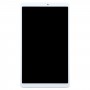 Samsung Galaxy Tab A7 Lite SM-T225 LTE Edition eredeti LCD-képernyős digitalizálóhoz, teljes összeszerelés kerettel (fehér)