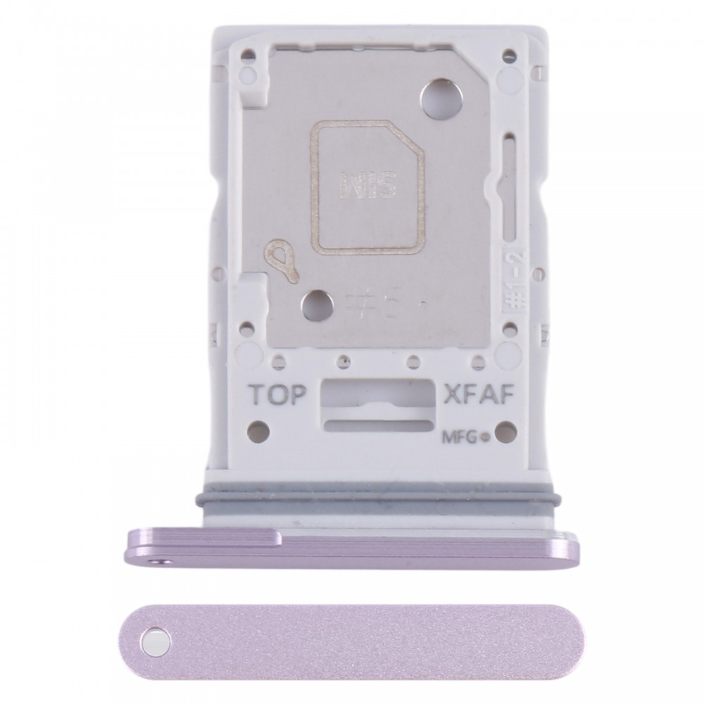 Pour Samsung Galaxy Tab S9 Ultra 5G SM-X916 Plateau de carte SIM + Micro SD d'origine (violet)