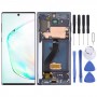6,67palcový OLED LCD displej pro Samsung Galaxy Note10 SM-N970F Plná sestava digitizéru s rámem (černá)