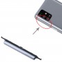 עבור Samsung Galaxy M31s SM-M317 10 יחידות לחצן הפעלה + לחצן בקרת עוצמת הקול (שחור)