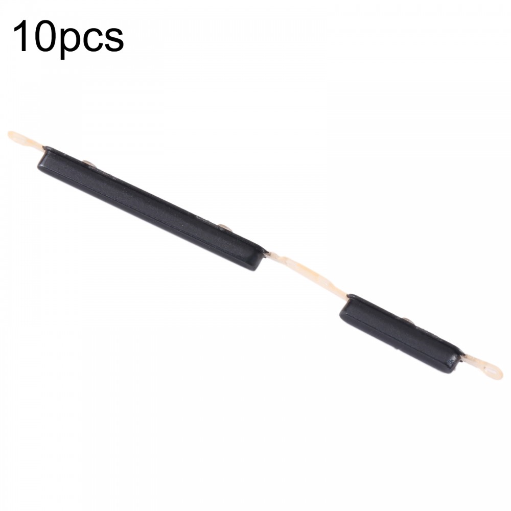 Pro Samsung Galaxy M11 SM-M115 10ks tlačítko napájení + tlačítko ovládání hlasitosti (černé)